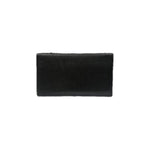 Hermes MC2 Fleming Long Wallet Calf Leather Perforated Black