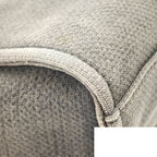 Chanel Deauville Chain Tote Shoulder Bag Flap Gray Denim — view 8