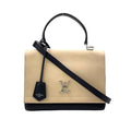 Louis Vuitton Lockme 2 Cartable Vanille Noir Leather Ivory Black Shoulder Bag