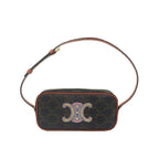 Celine Mini Camera Triomphe Shoulder Bag Pouch Brown Multicolor — view 2