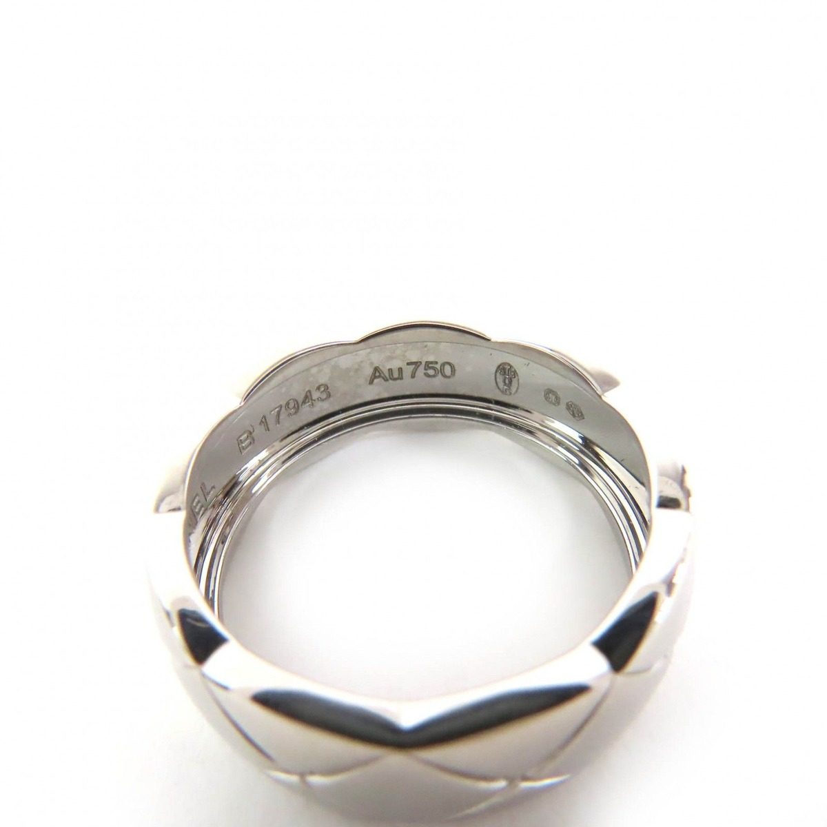 Chanel Coco Crush Ring 18k White Gold 50 Weight Recommended — view 7
