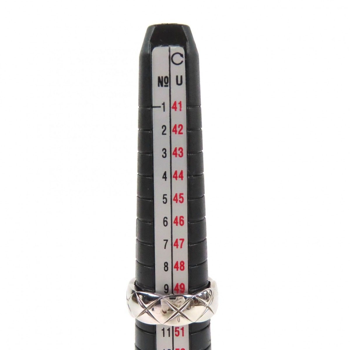 Chanel Coco Crush Ring 18k White Gold 50 Weight Recommended — view 9