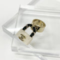 Chanel Coco Mark Quilted Bag Charm Ring