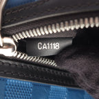 Louis Vuitton Backpack Noir Black Blue Leather Avenue — view 5