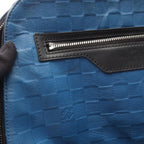 Louis Vuitton Backpack Noir Black Blue Leather Avenue — view 7
