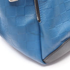 Louis Vuitton Backpack Noir Black Blue Leather Avenue — view 9