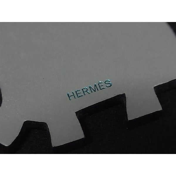 Hermes Bag Charm Light Blue Gray Leather Elephant — view 2