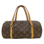 Louis Vuitton Handbag Papillon 26 Monogram Leather Brown Everyday Use