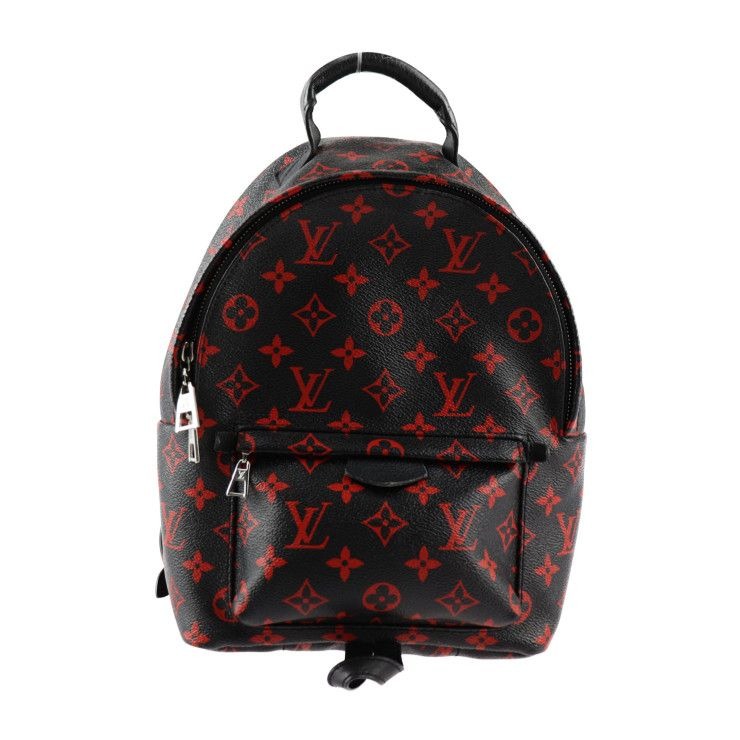 Louis Vuitton Palm Springs PM Backpack Daypack Black Red