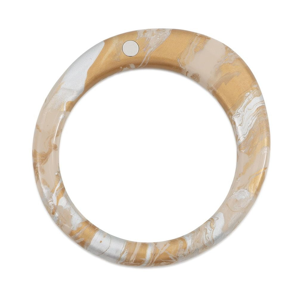 Hermes Bracelet Sterele PM Lacquer Wood