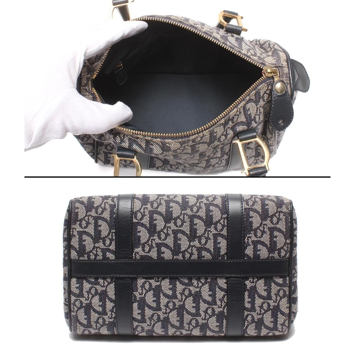 Dior Mini Boston Bag Trotter — view 3