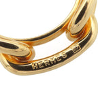 Hermes Chaine D'ancre Gold Metal Plated Scarf Ring — view 5