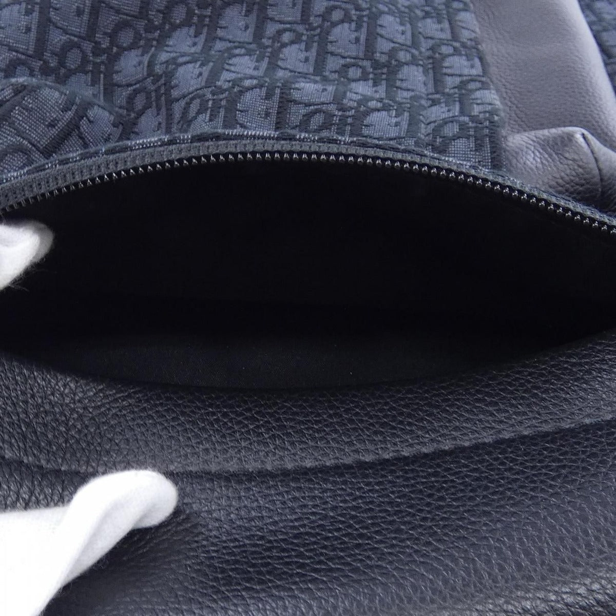 Dior Rider Soft Backpack Blue Peacock Card — view 7