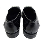 Hermes Moccasins Faubourg Size 37 1 2 Black Silver Hardware Leather — view 7