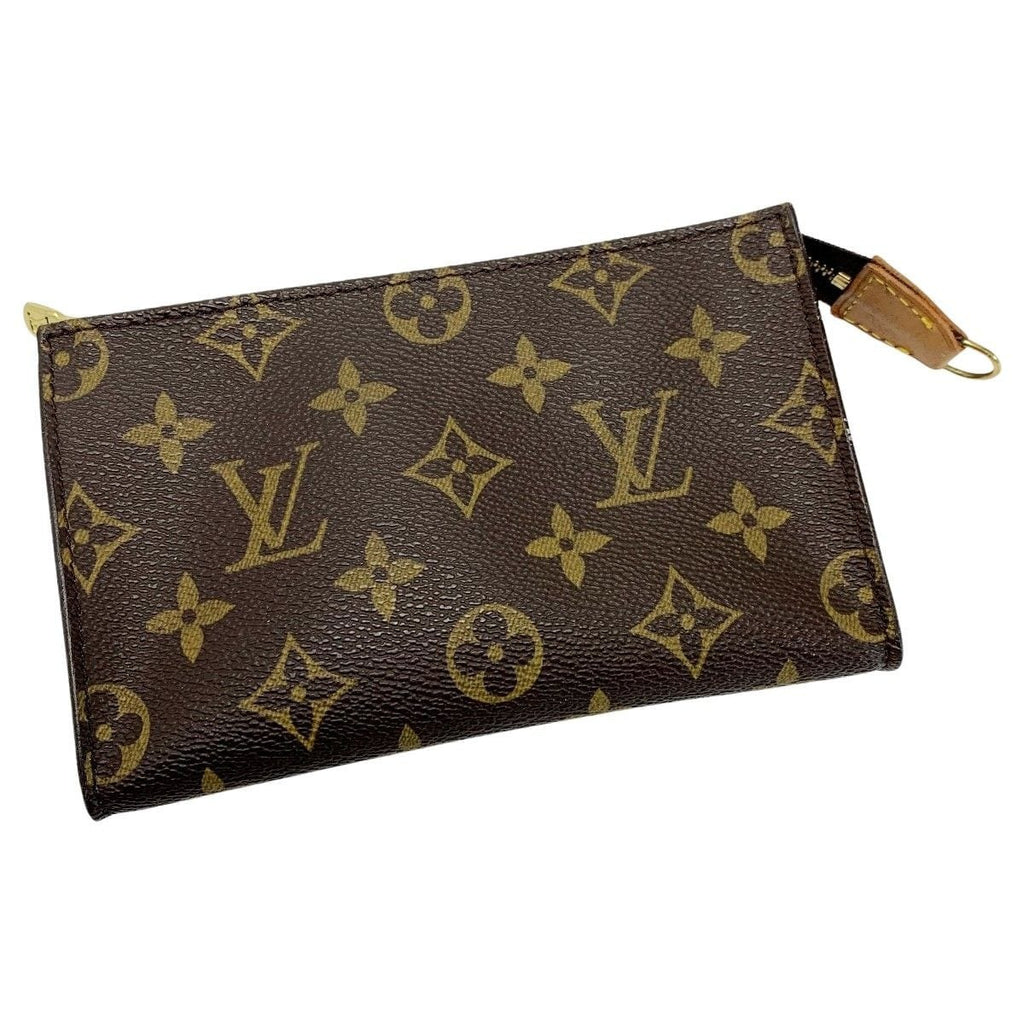 Louis Vuitton Monogram Pouch Brown Bucket Multi Case Accessory