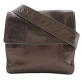 Chanel One Shoulder Calf Bronze Bag