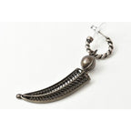Saint Laurent Earrings for One Ear Gunmetal — view 2