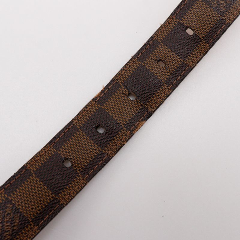 Louis Vuitton Santure Ellipse M6995 Damier Canvas Brown Ca1101 Belt — view 7