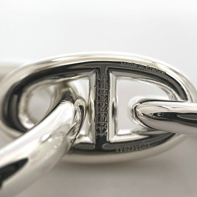 Hermes Necklace Chaine D'ancre GM 29 Frames Silver Ag — view 5