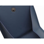 Bottega Veneta Intrecciato Calfskin Black Deep Blue Folding Coin Purse — view 7