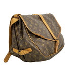 Louis Vuitton Shoulder Bag Monogram Saumur 35 Brown — view 2