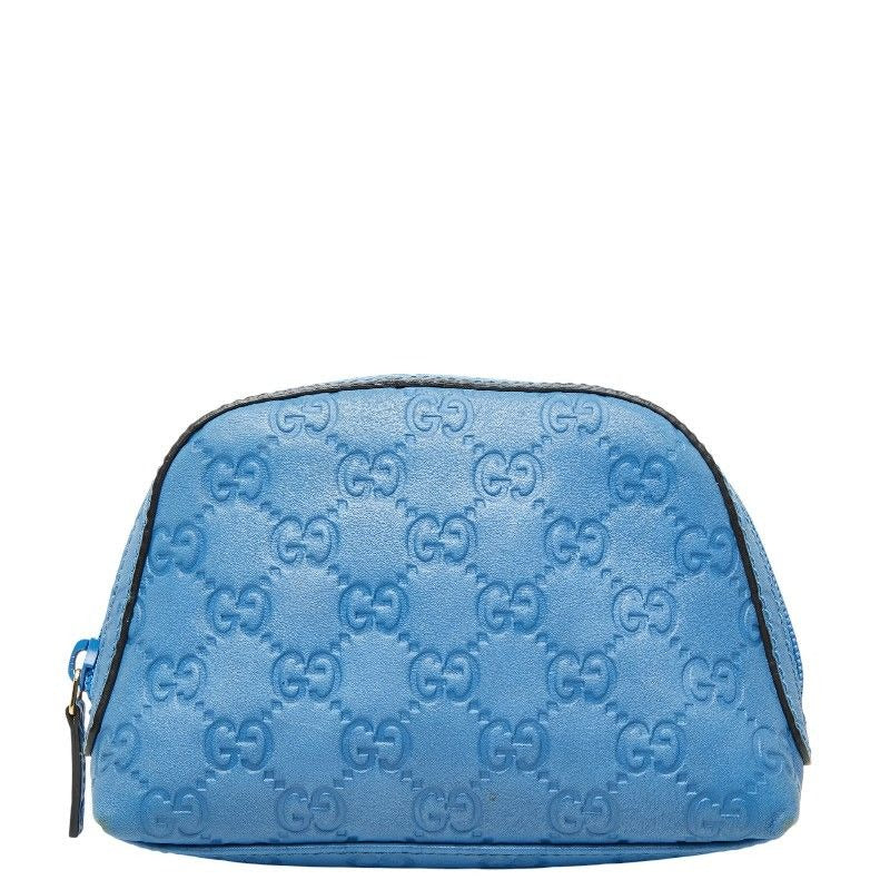 Gucci Guccissima Blue Leather