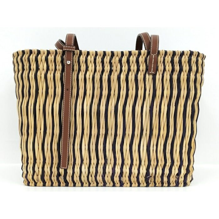 Loewe Square Tote Bag Anagram Straw — view 2