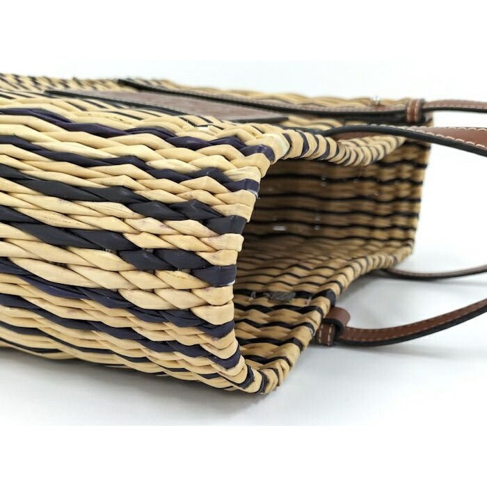 Loewe Square Tote Bag Anagram Straw — view 5