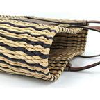 Loewe Square Tote Bag Anagram Straw — view 5