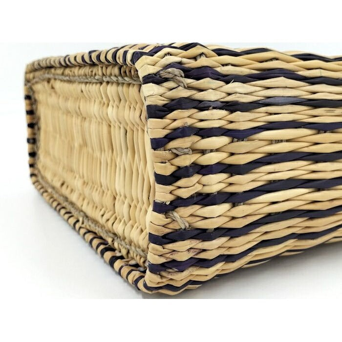 Loewe Square Tote Bag Anagram Straw — view 6