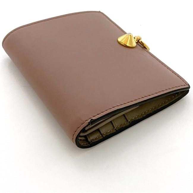 Fendi Bifold Wallet Pink Beige Bytheyard 8 M0387 — view 2