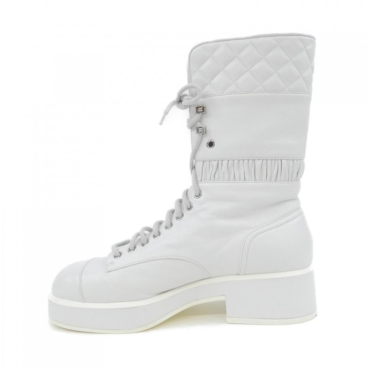Chanel Lace UP Boots — view 2