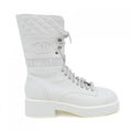 Chanel Lace UP Boots