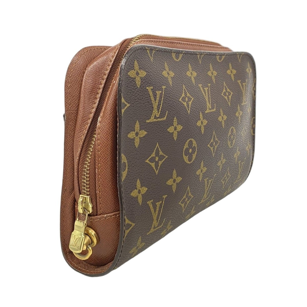 Louis Vuitton Clutch Monogram Orcee Brown — view 2
