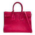 Saint Laurent Paris Sac de Jour Leather Pink Handbag Gold