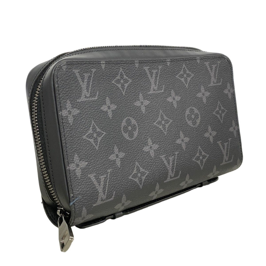 Louis Vuitton Wallet Monogram Eclipse Zippy XL Black — view 2