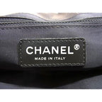 Chanel Tote New Travel Line PM Brown Black Nylon Leather — view 6