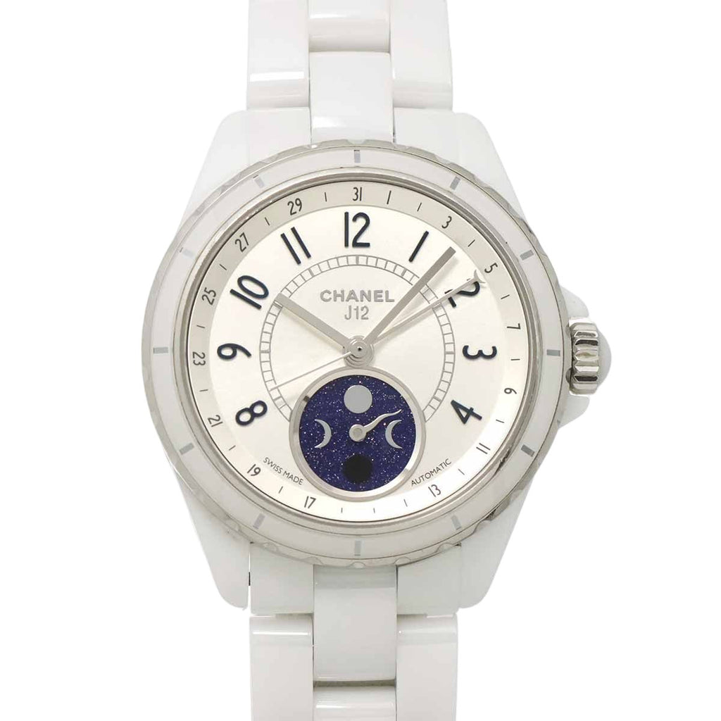 Chanel Fars de Lune Moon Phase Watch White Automatic Winding