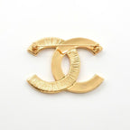 Chanel Brooch Corsage Gold Black Coco Mark — view 4