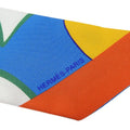 Hermes Twilly Scarf 100% Silk Blue Green Orange Multi Small Accessories
