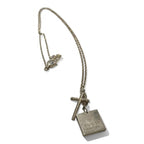 Gucci Cross Circle Plated Double Necklace Silver 925 — view 2