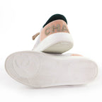 Chanel Logo Lace Up Velvet Leather Low Cut Sneakers Multicolor 37 — view 6