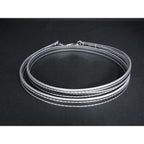 Louis Vuitton Patent Leather Bag Shoulder Strap Silver — view 2