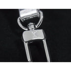 Louis Vuitton Patent Leather Bag Shoulder Strap Silver — view 4