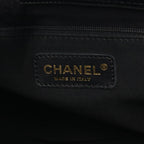 Chanel Tote Quilted Petite Shopping PST Black Leather Chainto — view 4