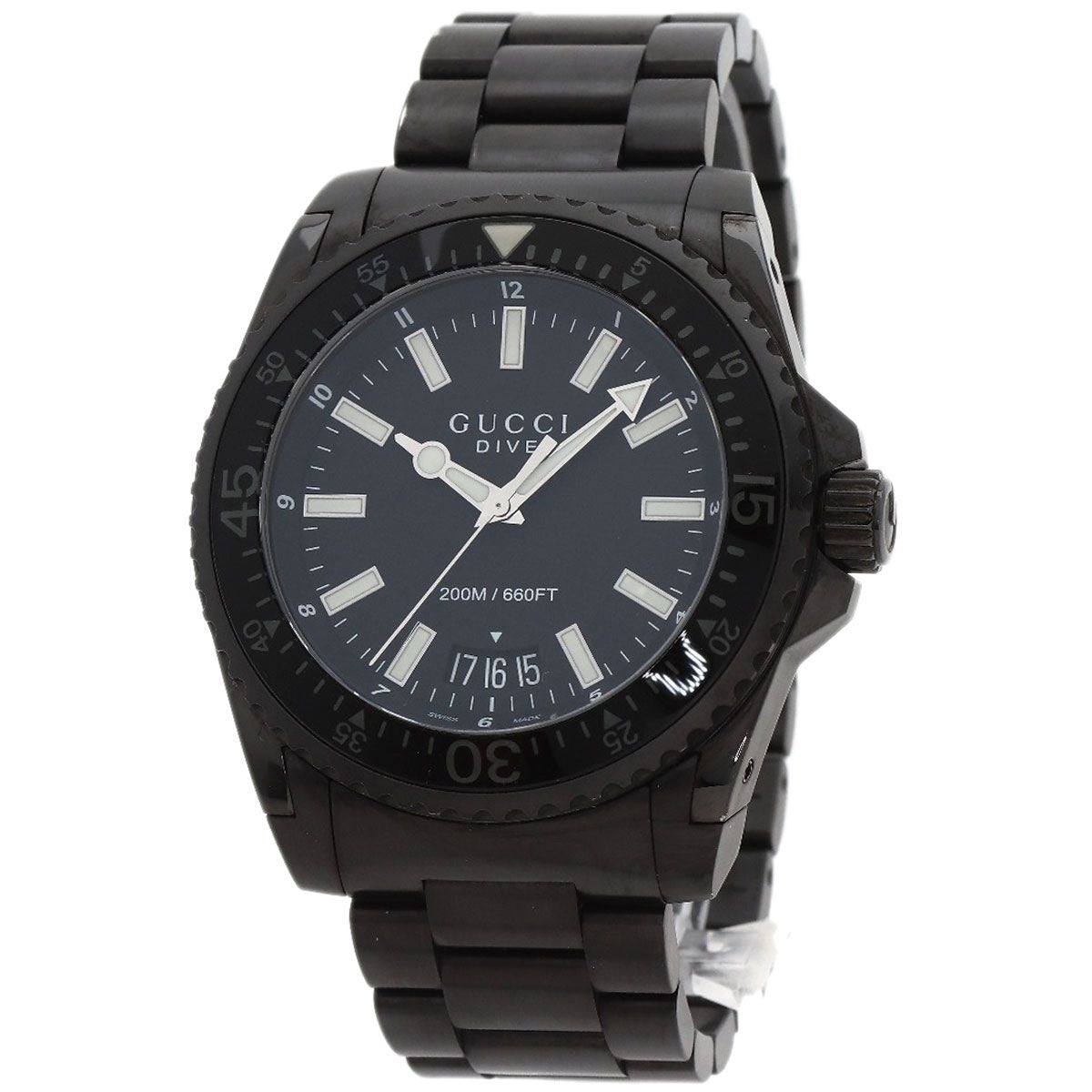 Gucci 136.2 Dive Watch SS