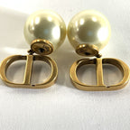 Christian Dior Tribal Earrings Pearl — view 3