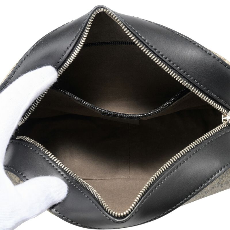 Gucci Shoulder Bag GG Supreme Beige Black — view 5