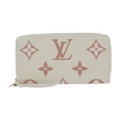 Louis Vuitton Zippy Wallet Long Monogram Empreinte Cream Rose