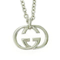 Gucci Silver Interlocking G Necklace 25.9 925 Engraved